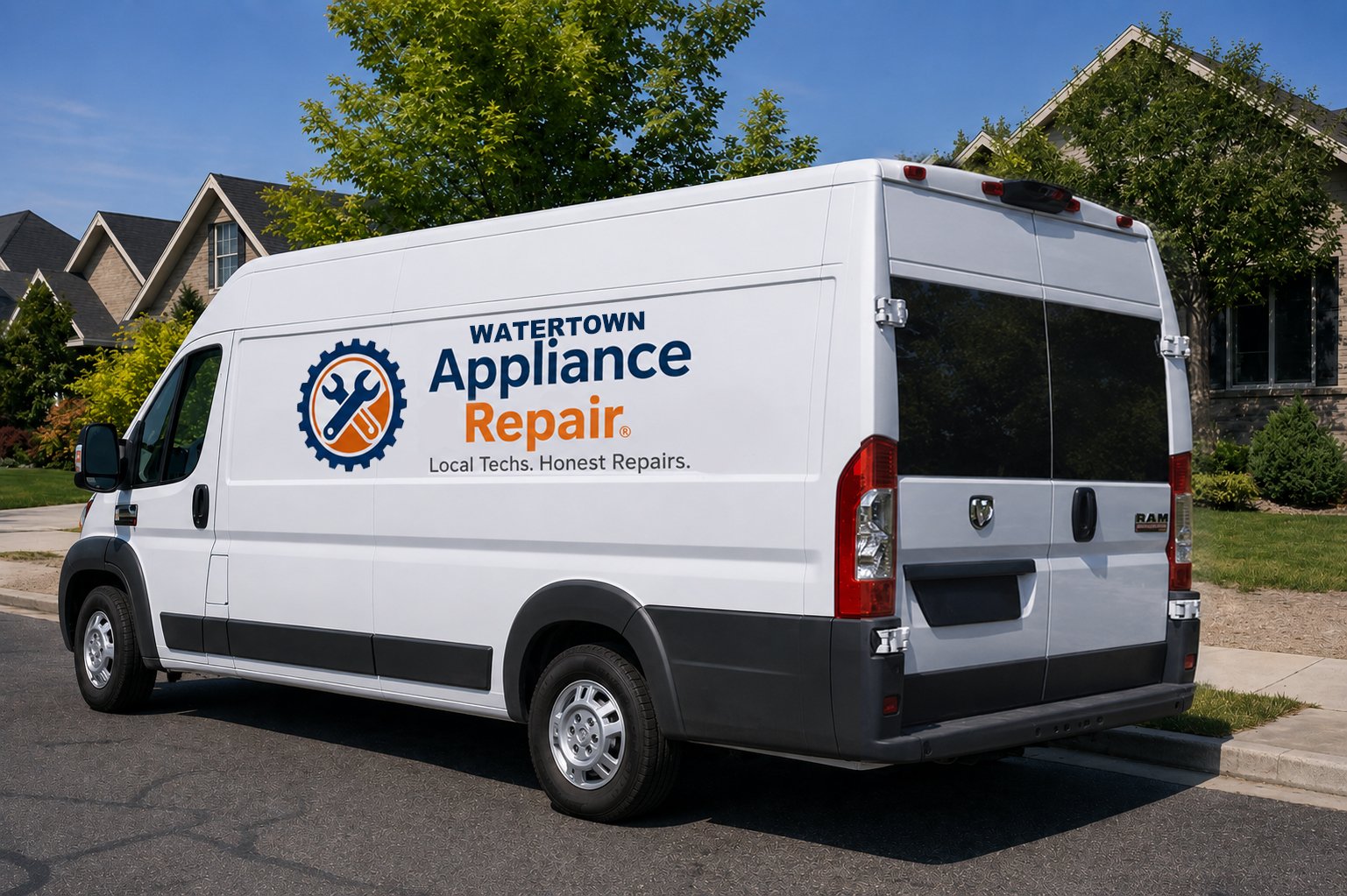Watertown Appliance Repair van